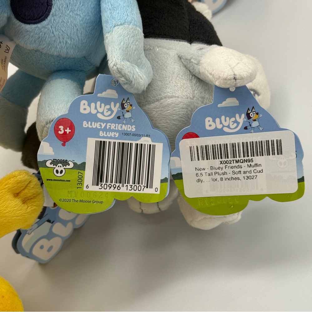 Bluey 6" Plush Lot of 6 Bluey, Bingo, Rusty, Lucky, and Muffin - Picture 6 of 7